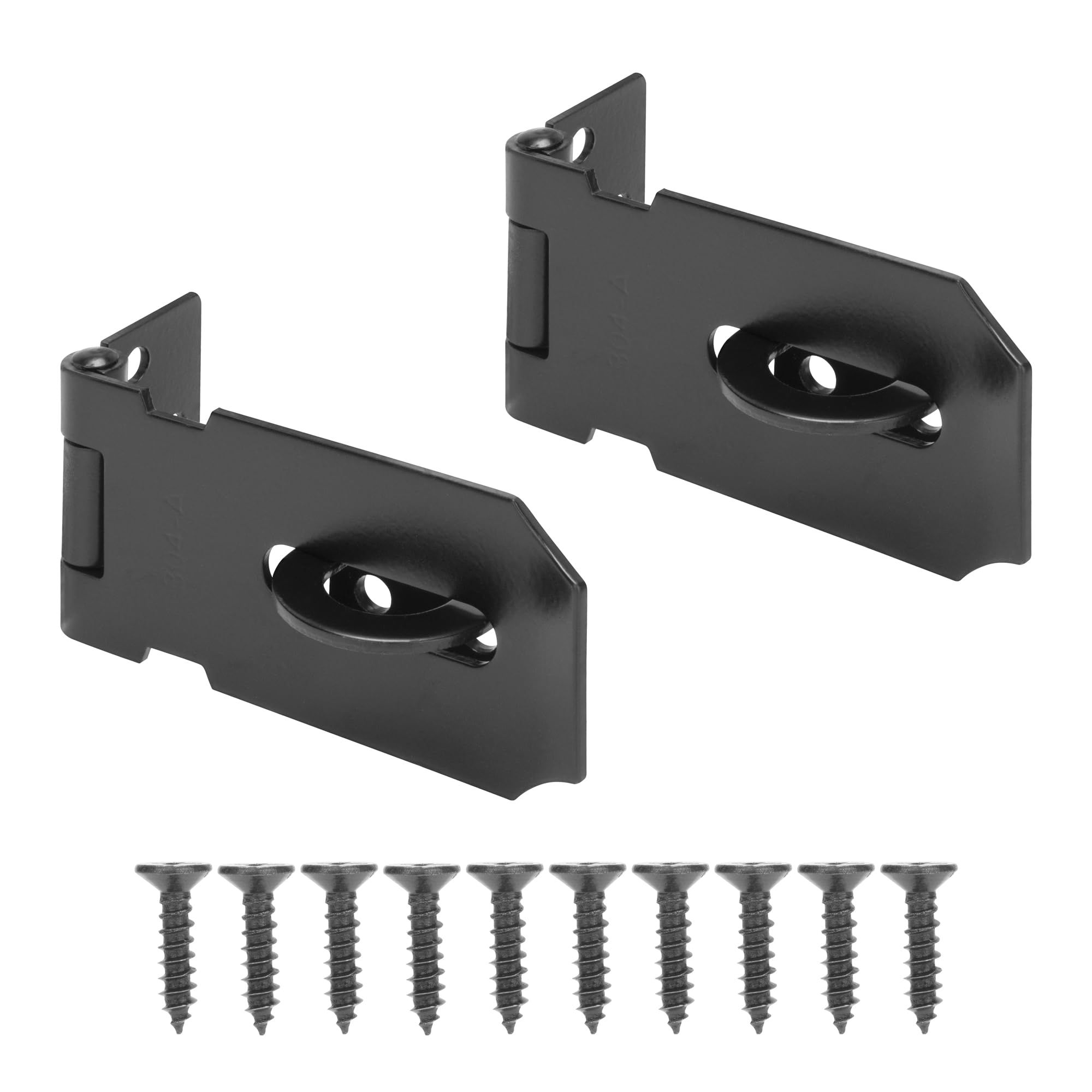 3" Door Padlock Safety Hasp Latch 2 Pcs