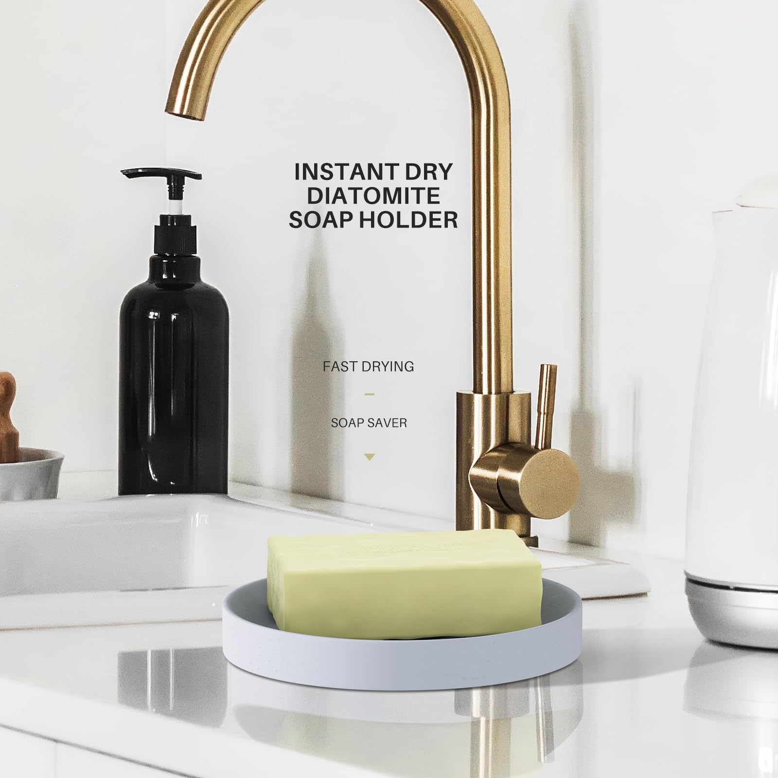 Diatomite Soap Dish Holder