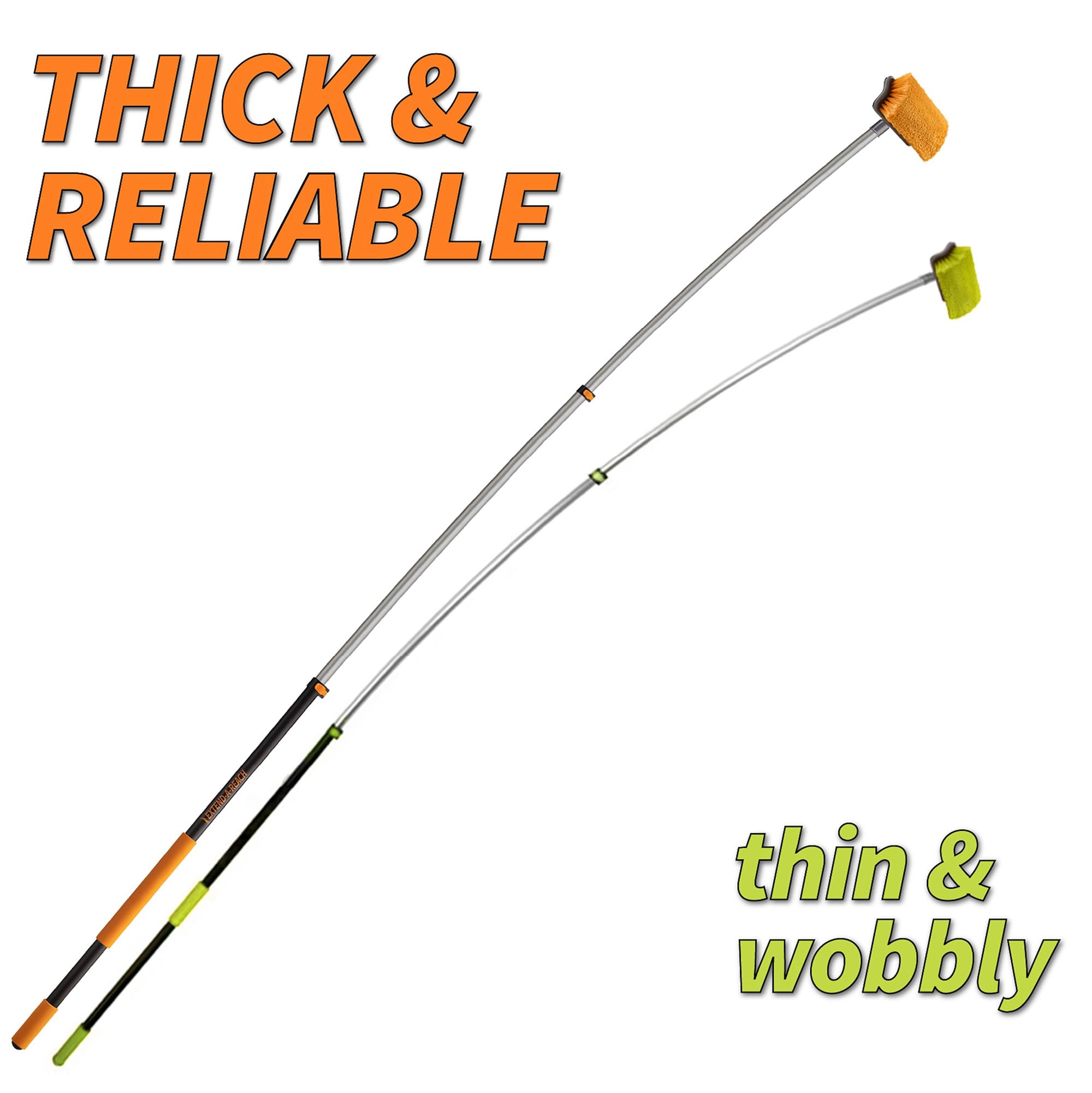 36 Foot High Reach Telescoping Duster Kit with 5