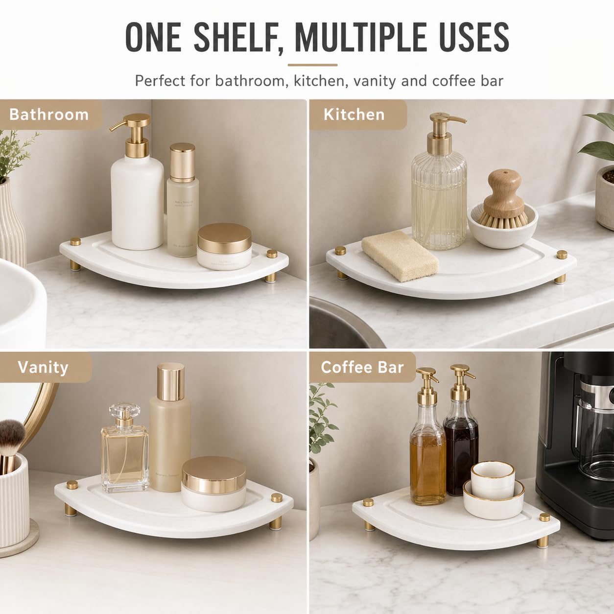 Corner Counter Shelf