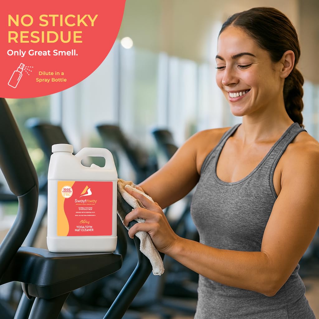 SwaytAway Fitness Mat Cleaner Concentrate Citrus (32 Fl Oz)
