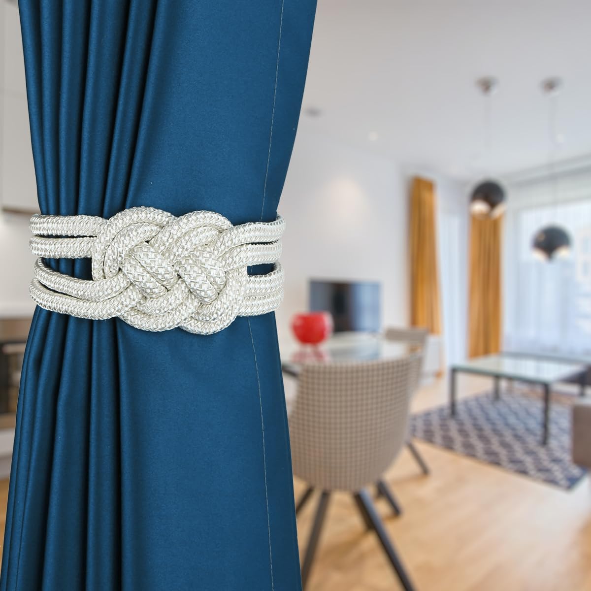 2 Pack Magnetic Curtain Tiebacks (2 Count)