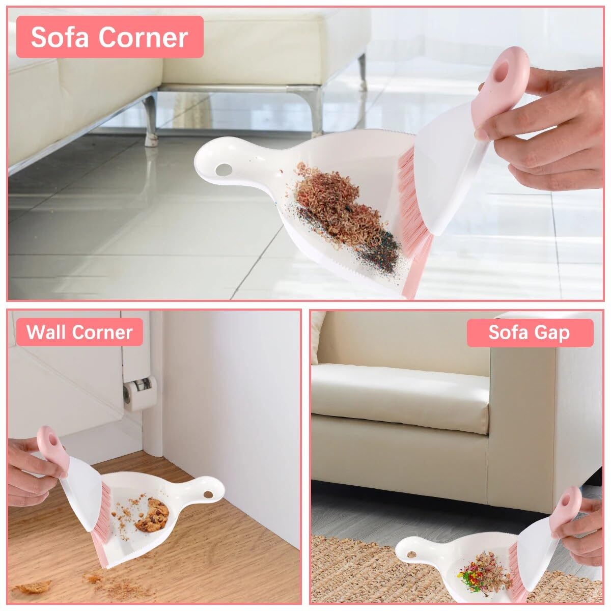 Small Hand Dust Pan and Brush