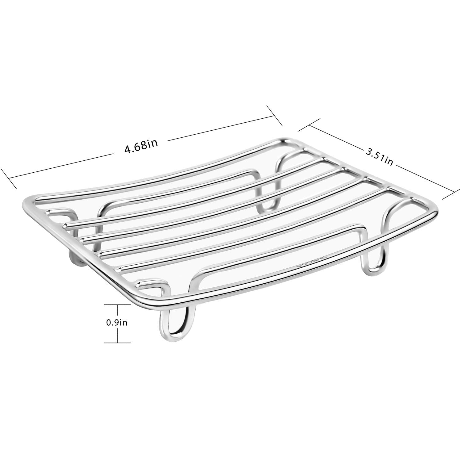 Bar Soap Dish Holder for Shower Bathroom Stainless Steel Rust Proof Self Draining