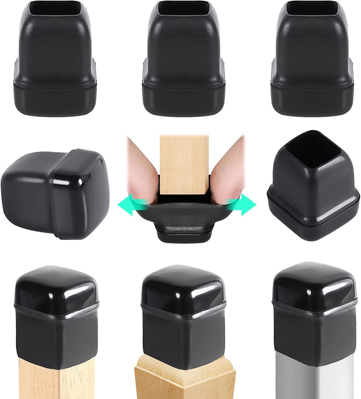 24 Pcs Chair Sliders for Carpet (24 Count)