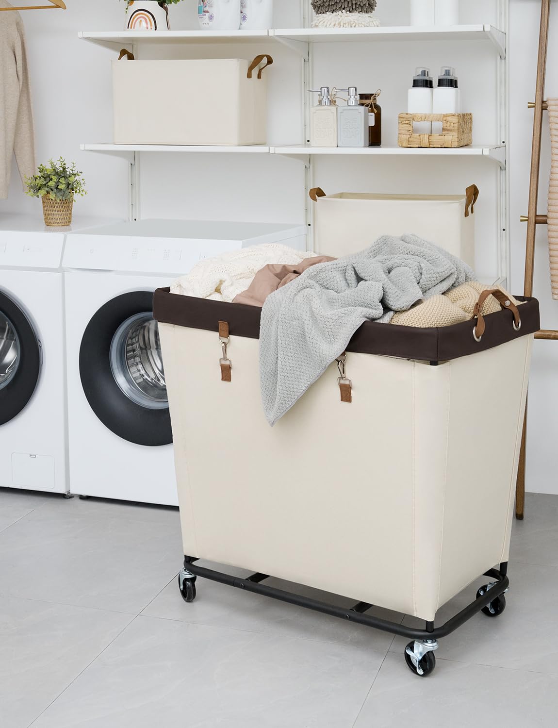 320L Laundry Basket with Wheels