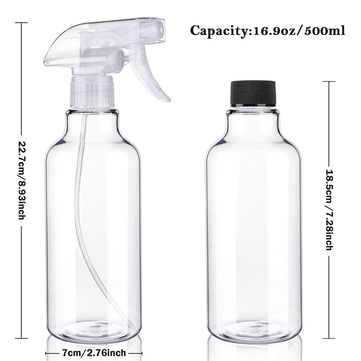 Plastic Spray Bottles (2 Count)