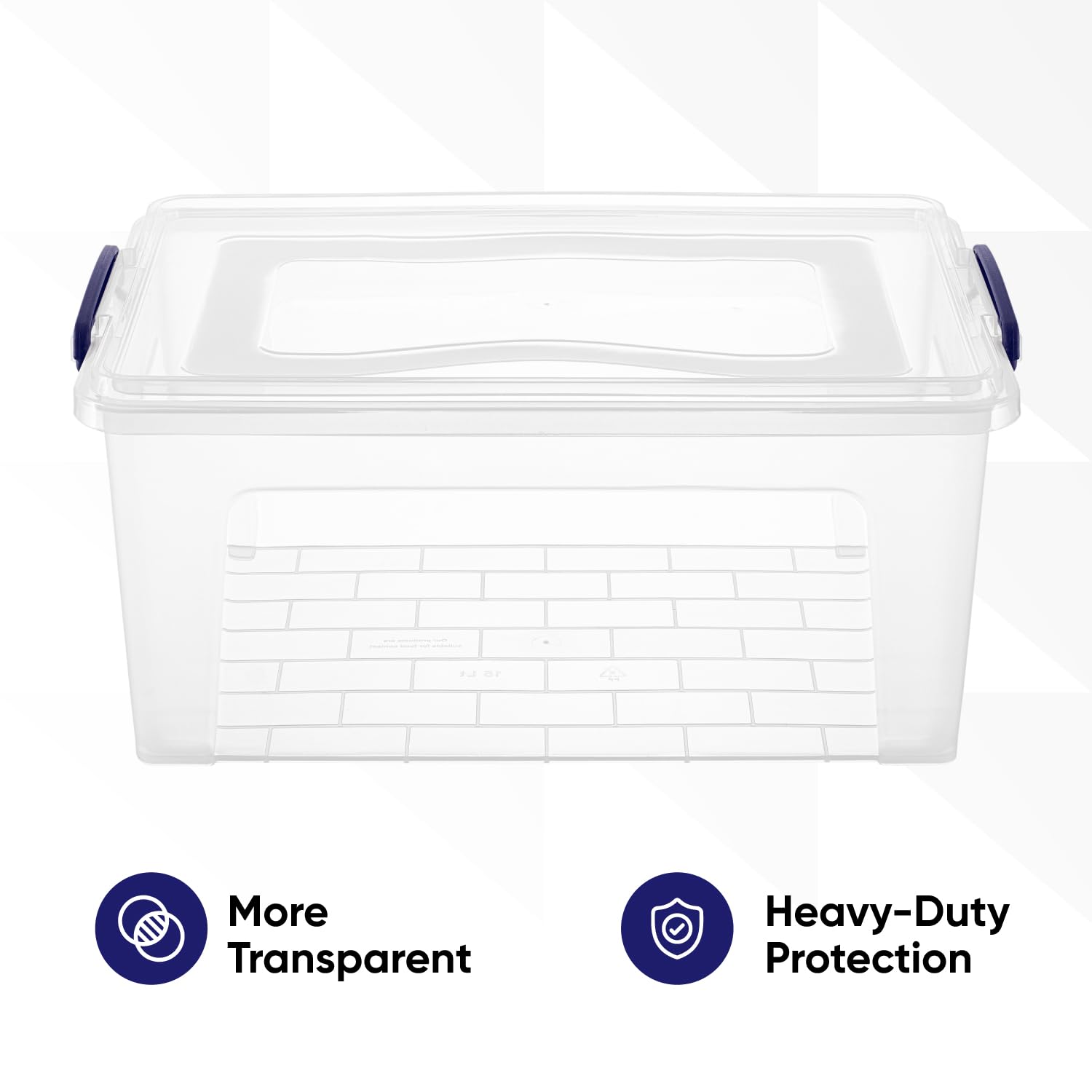 Storage Bins with Lids (2 Count)