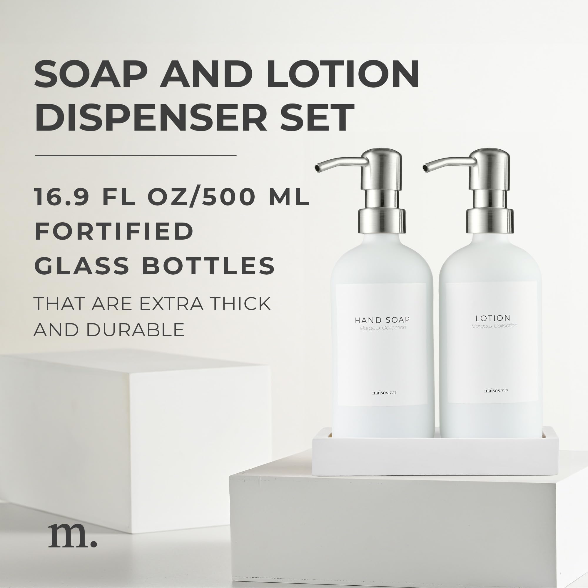 Soap and Lotion Dispenser Set (3 Count)