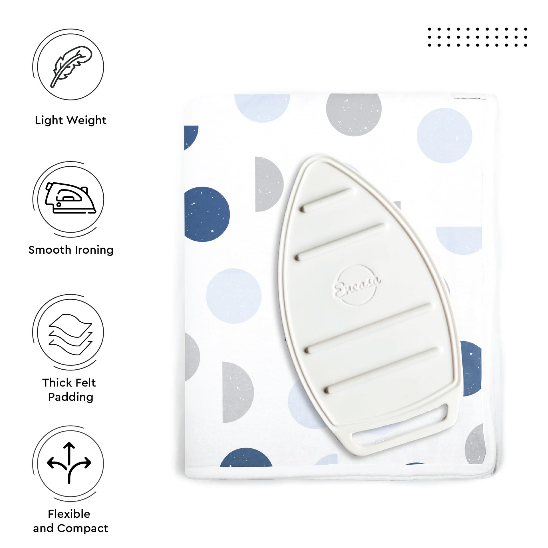Ironing Mat Heat Resistant Pad 48"x28" Blue Moon