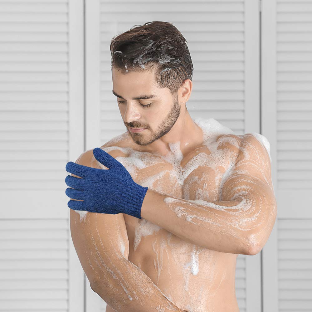 Bath Exfoliating Gloves Scrub (4 Count)