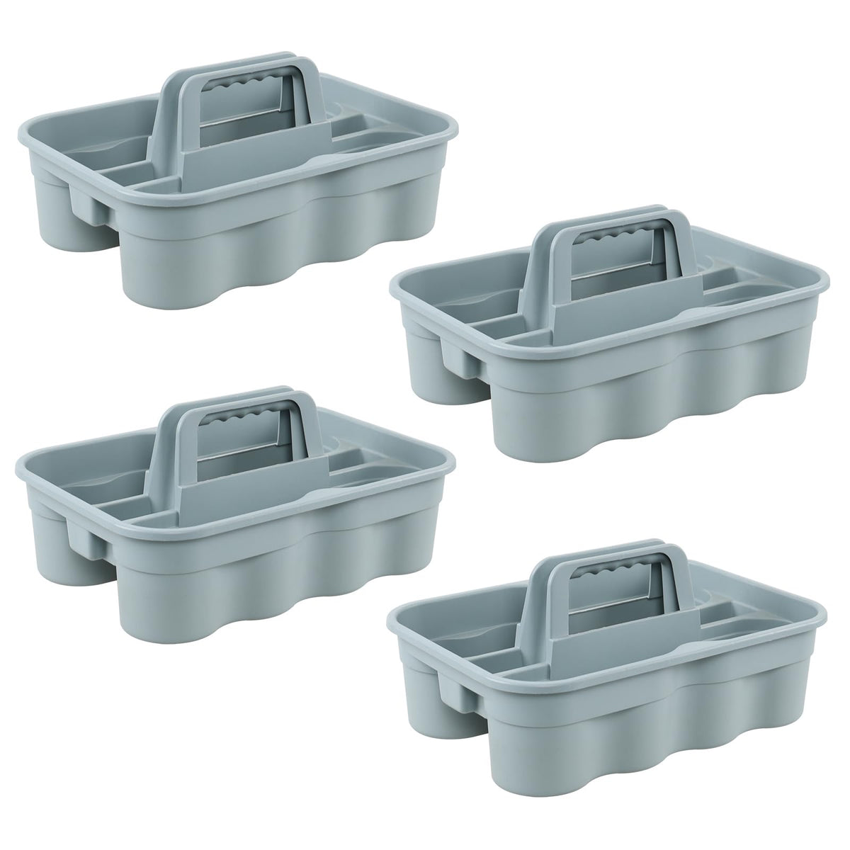 Bathroom Cleaning Caddy Organizer with Handle (4 Count)
