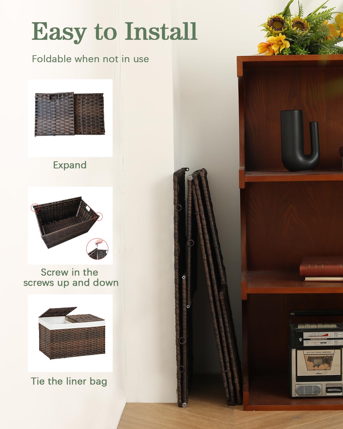 Storage Basket with Lid
