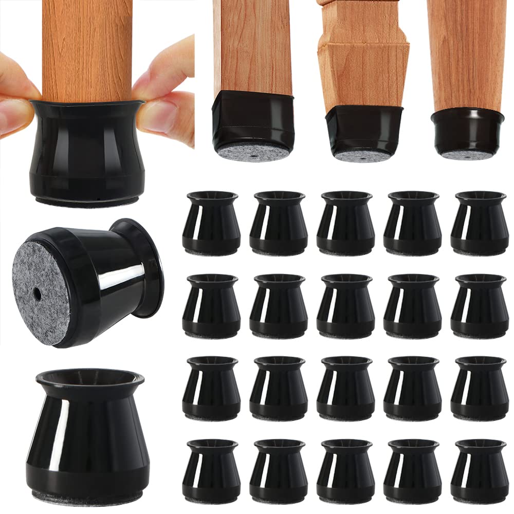 20Pcs Chair Leg Floor Protectors for Hardwood Floors Anti (20 Count)