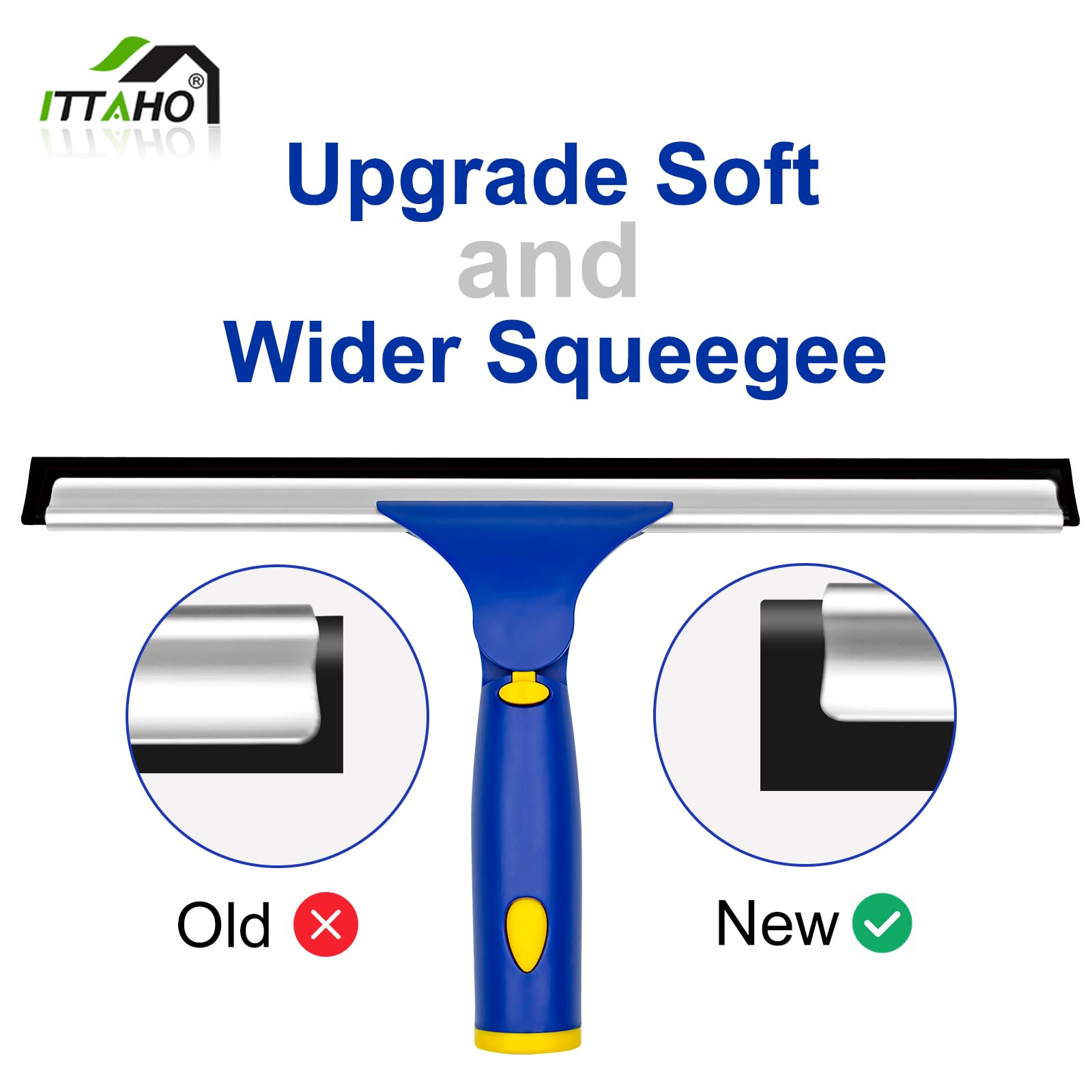 Window Squeegee with Extension Pole