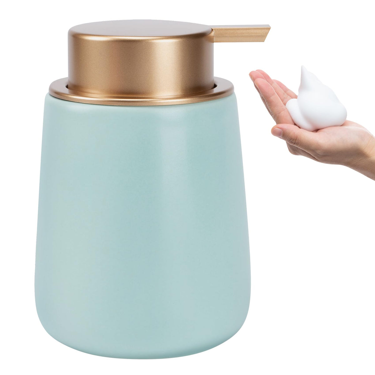 Foam Soap Dispenser Pump 2pcsHead Replacement Spare Plastic Pump Bathroom Countertop (2 Count)