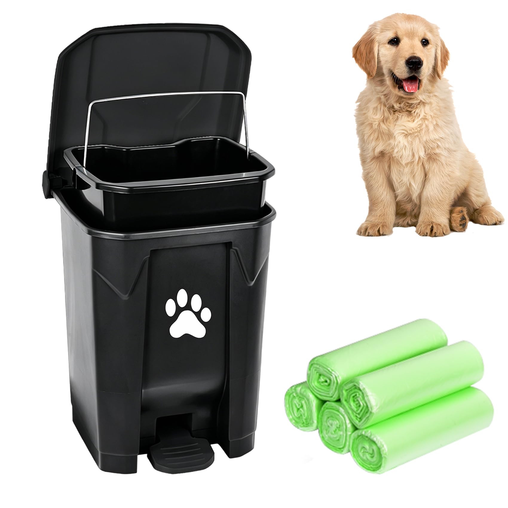 Outdoor Dog Poop Trash Can