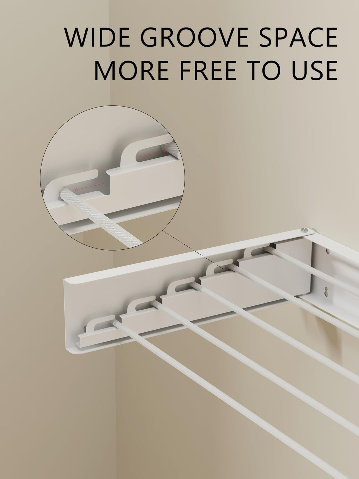 Wall Mounted Clothes Drying Rack