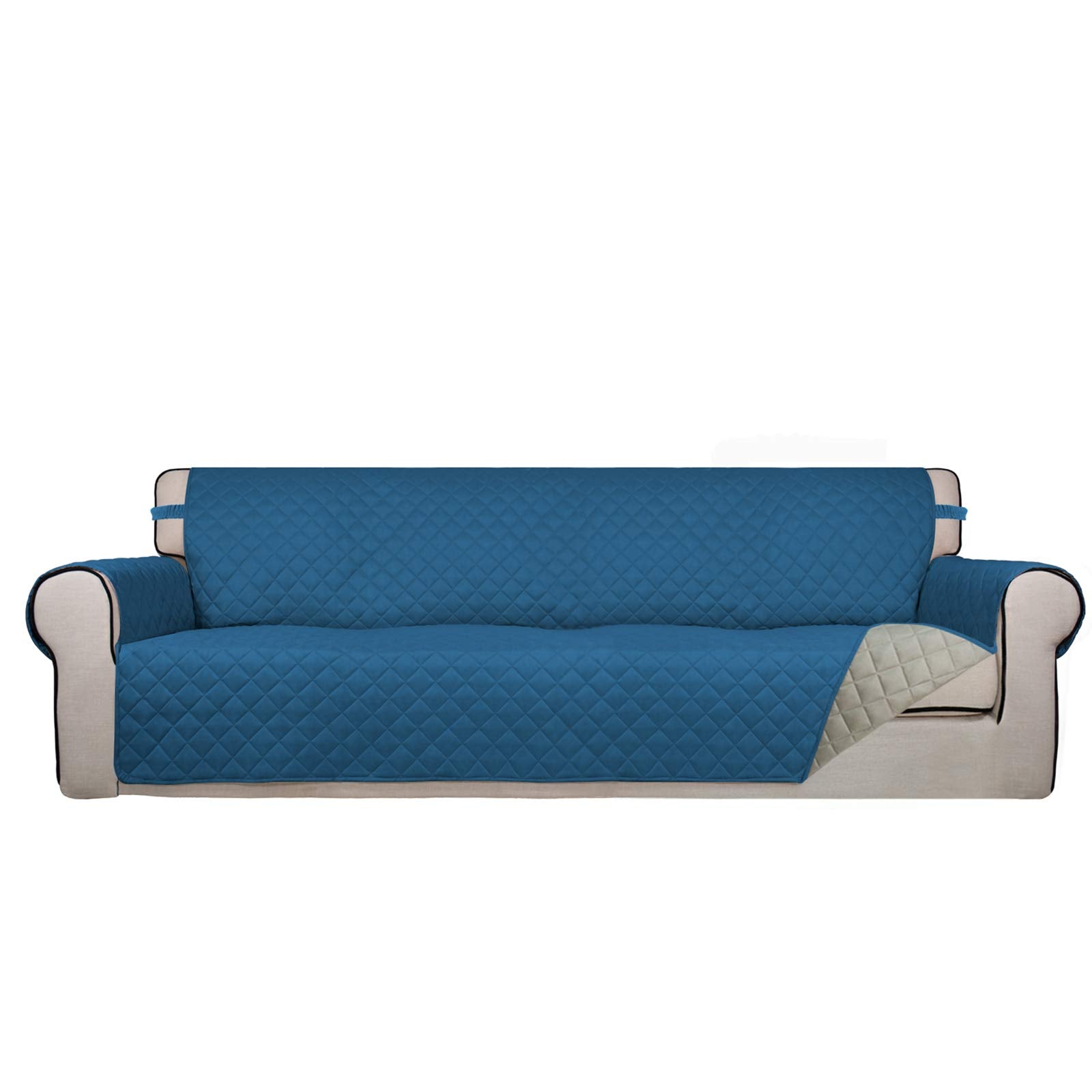 Reversible Quilted Couch Covers for Dogs Sofa Cover 4 Seater 88"