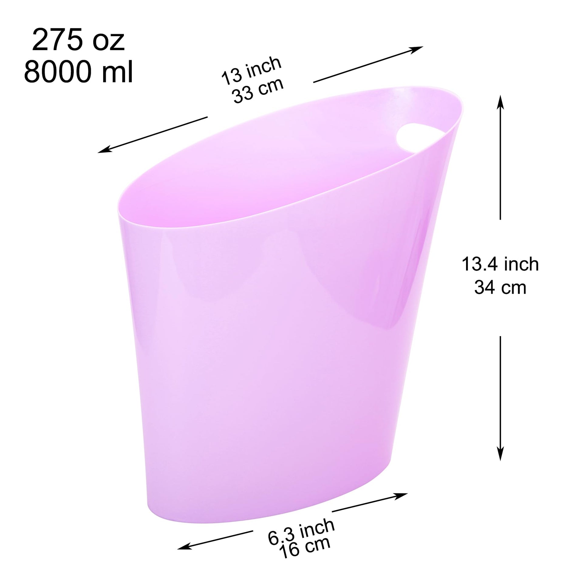 2 Gallon Slim Trash Can