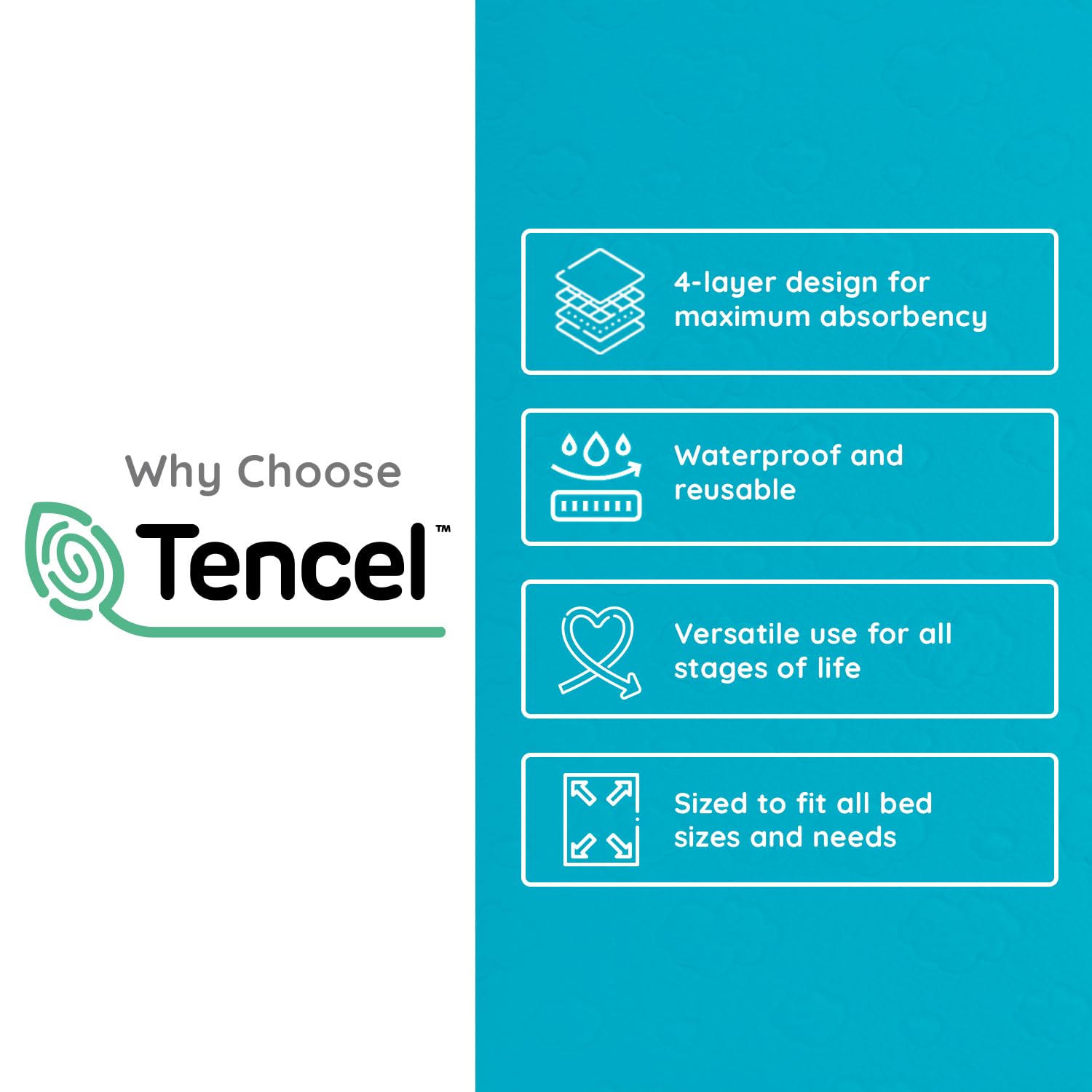 Tencel Waterproof Bed Pad