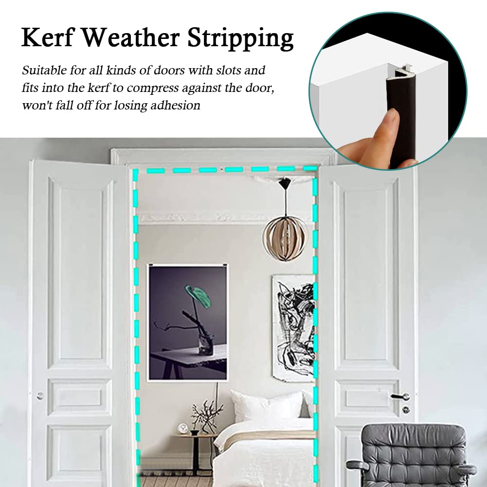 Kerf Weather Stripping for Door Seal Strip