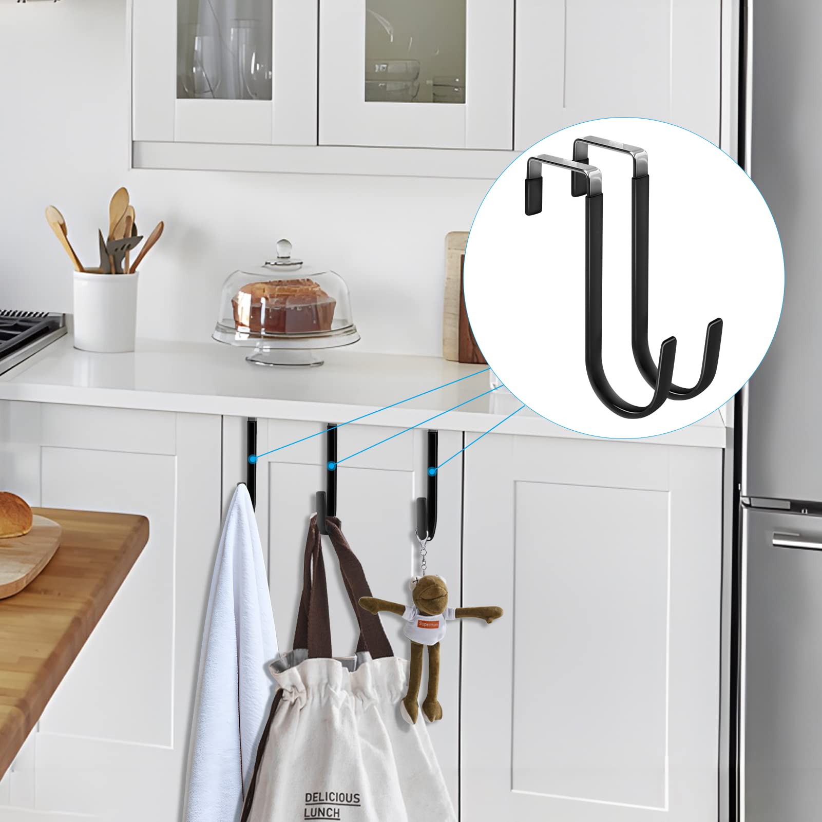 Over the Door Hooks (10 Count)