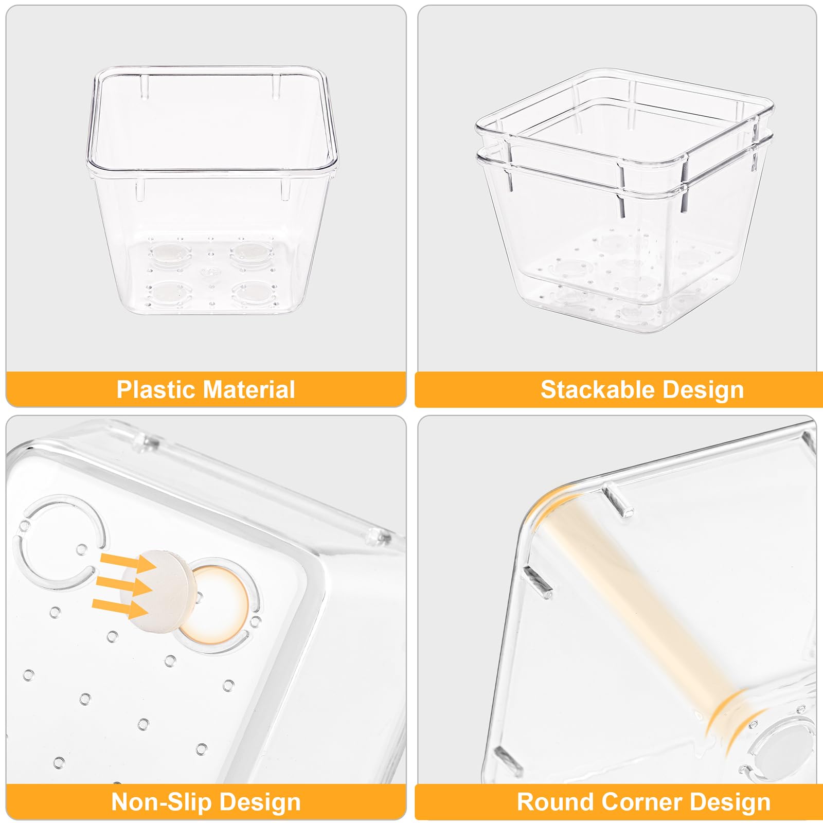 13 Piece Drawer Organizers with Non (13 Count)