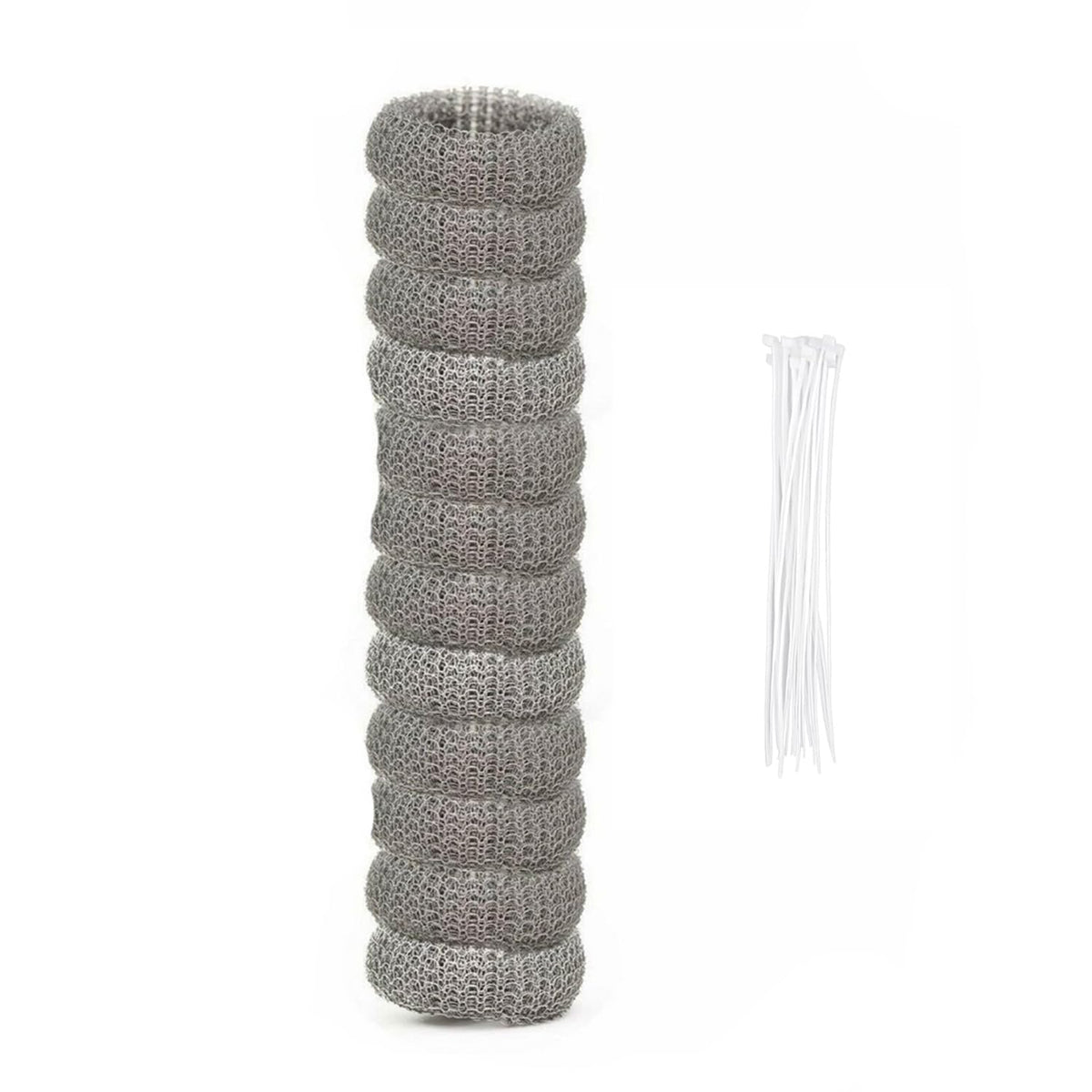 Stainless Steel Lint Traps for Washing Machine Drain Hose (12 Count)