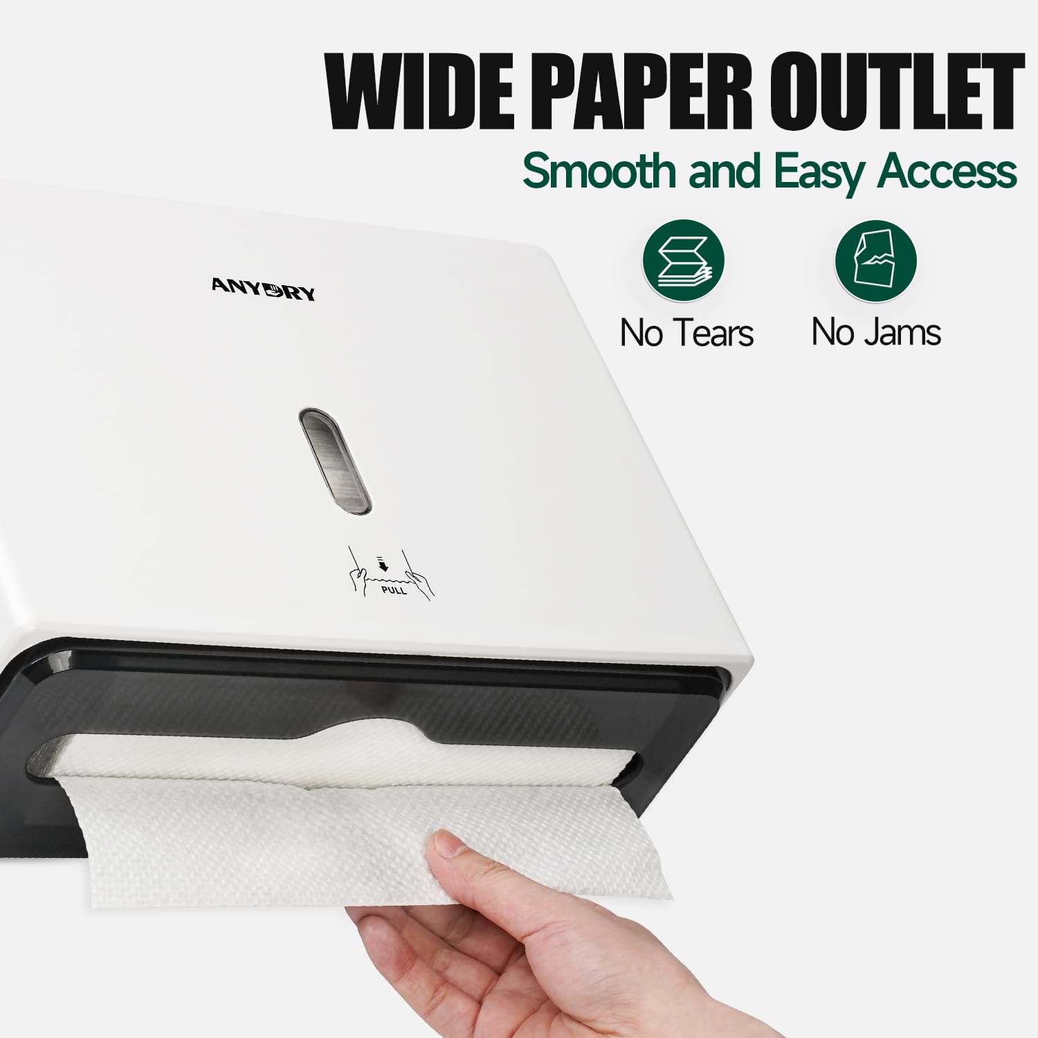 200 Sheet Paper Towel Dispenser Wall Mount (200 Count)