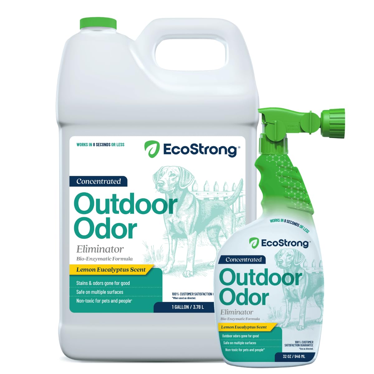 Outdoor Odor Eliminator Outside Dog Urine Enzyme Cleaner Powerful Pet