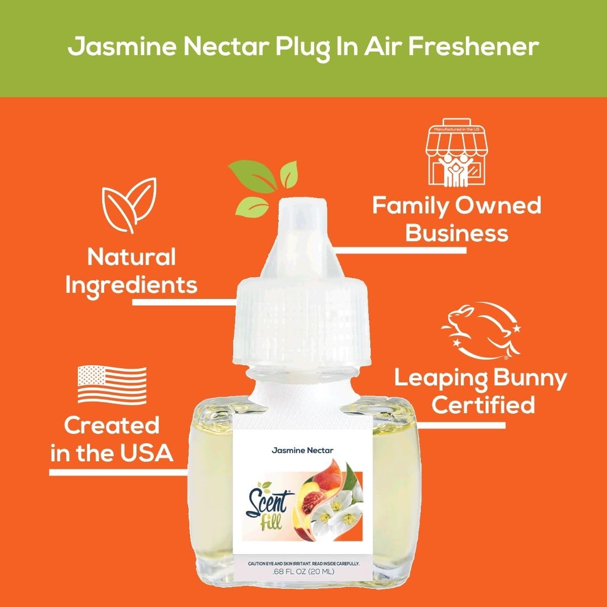 Jasmine Nectar Plug in Air Freshener (2.72 Fl Oz)
