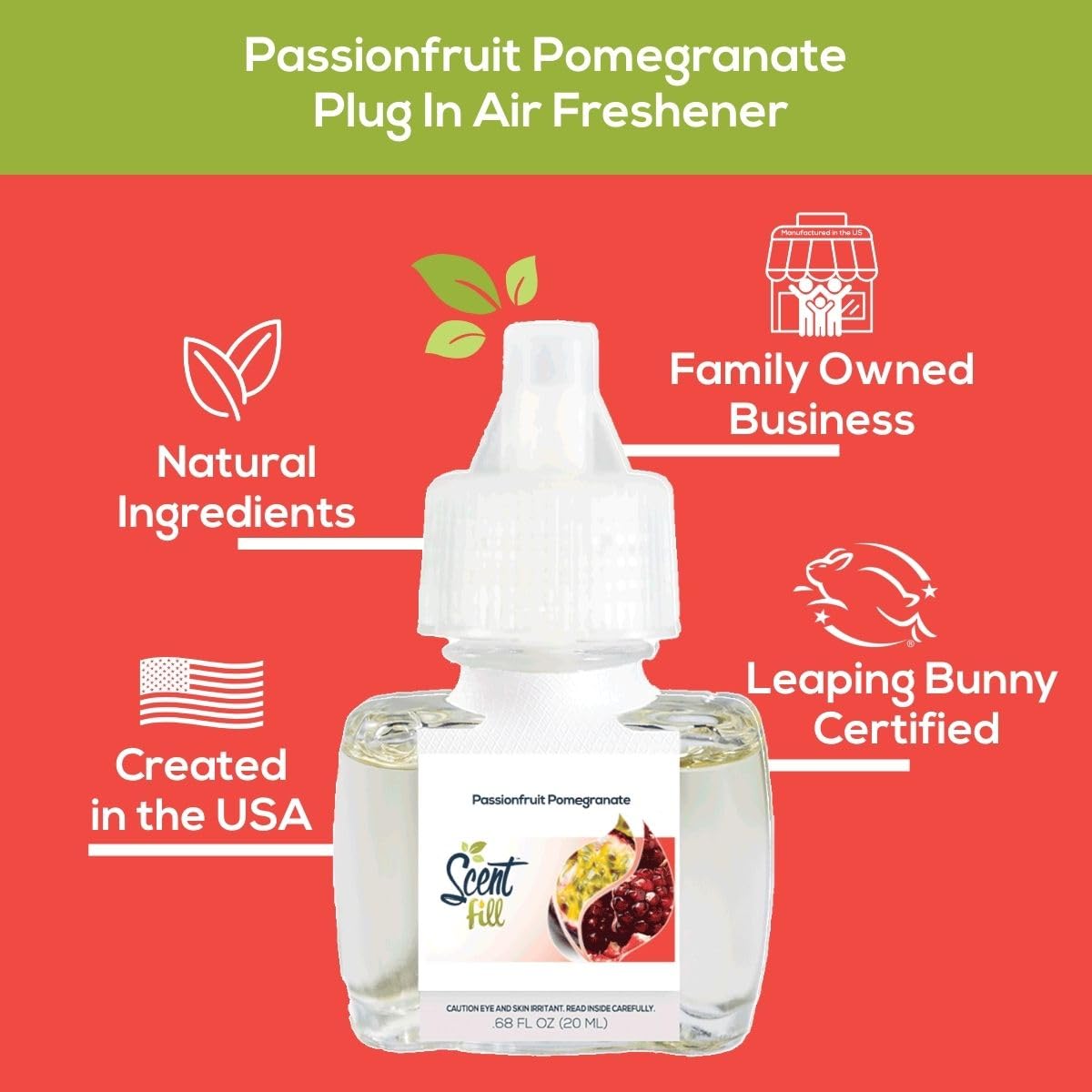 Passionfruit Pomegranate Plug in Air Freshener (2.72 Fl Oz)