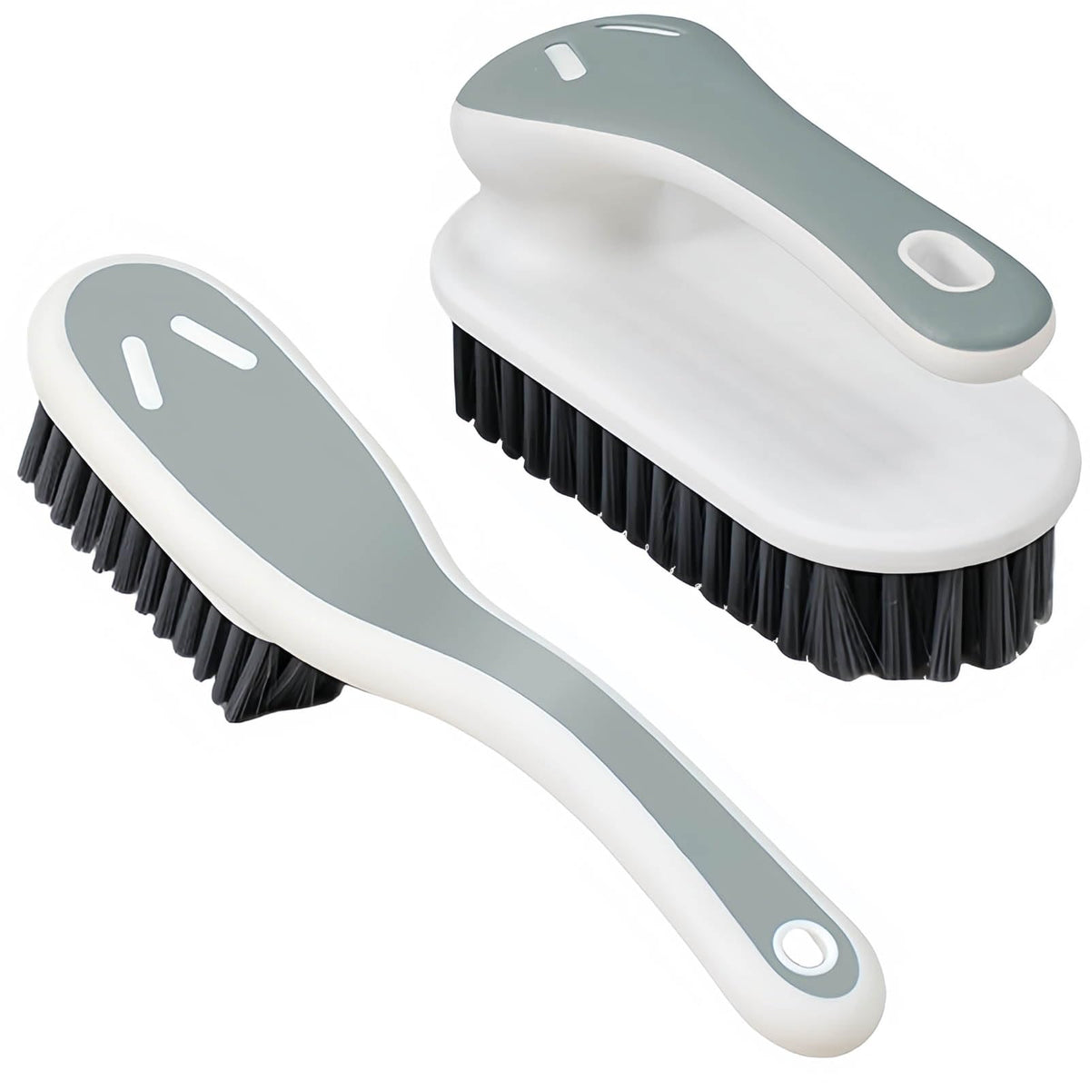 Soft Bristle Scrub Cleaning Brush Stain Remover Brush Fabric Cleaning Brush Laundry Brush Small Scrub Brush Cleaner Household Cleaning Brushes for Carpet (2 Count)
