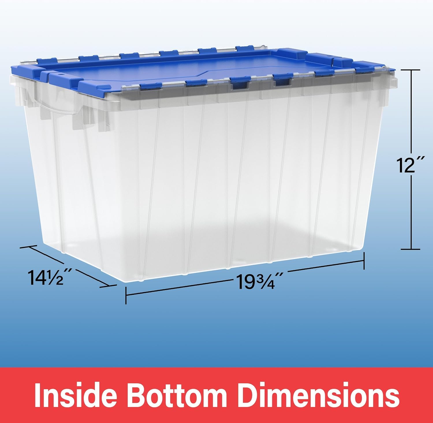 KeepBox 12 Gallon Storage Container