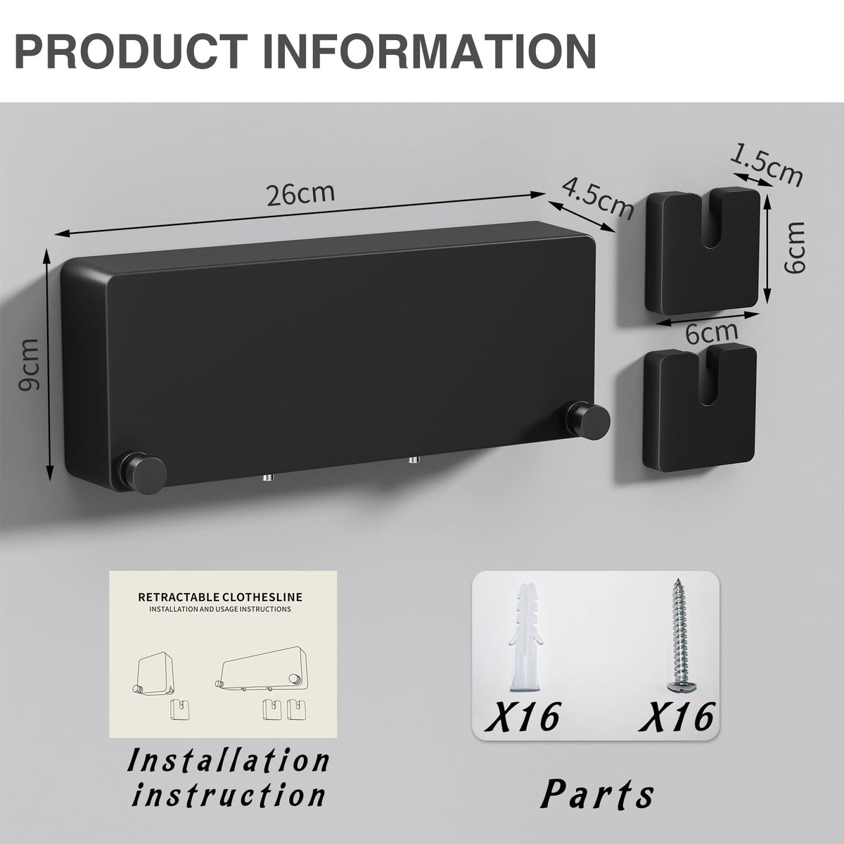 Retractable Clothesline Indoor