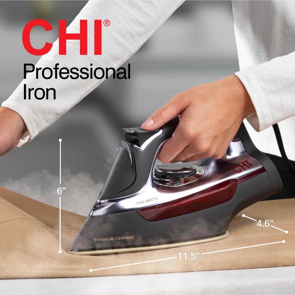 Iron for Clothes with Vertical Steam Burst