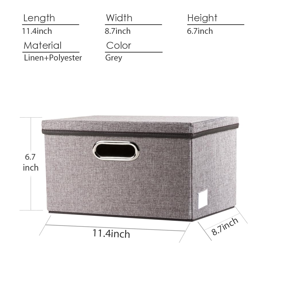 Storage Bins with Lids [3 (3 Count)