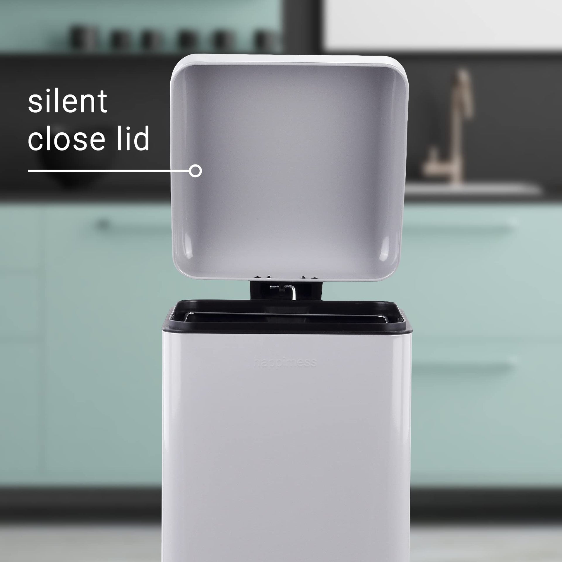 Betty 8 Gal Step Trash Can Soft