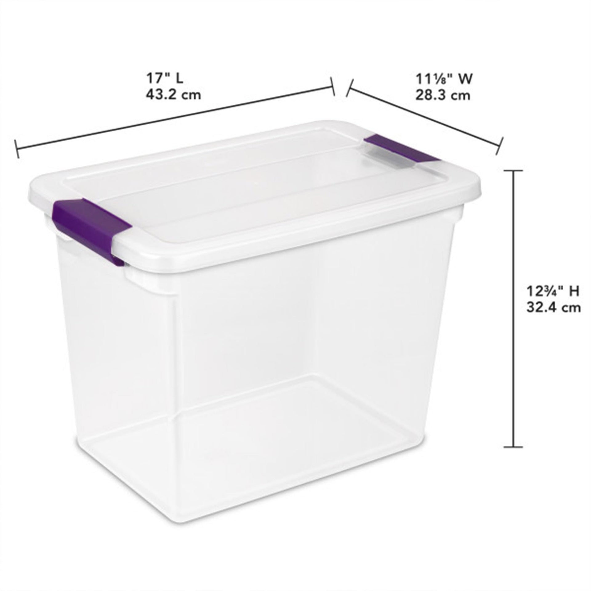 27 Quart ClearView Latch Box