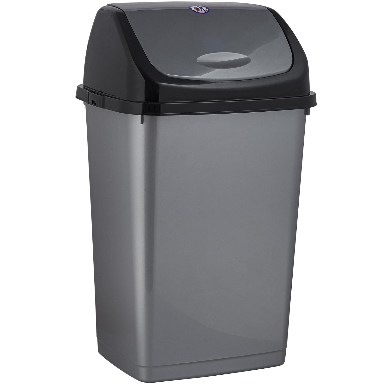 Kitchen Trash Can 13 Gallon with Swing Lid (2 Count)