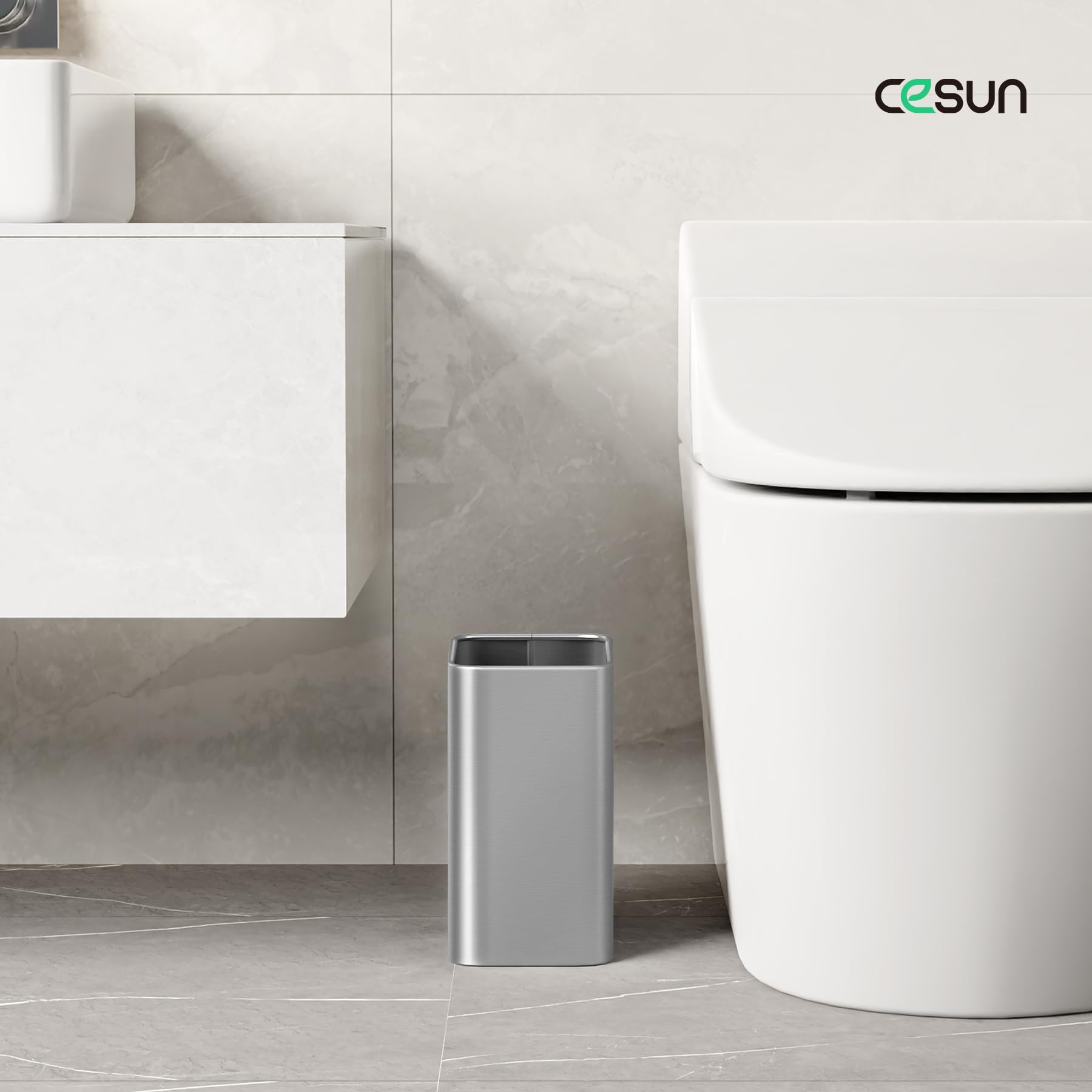 Small Bathroom Trash Can