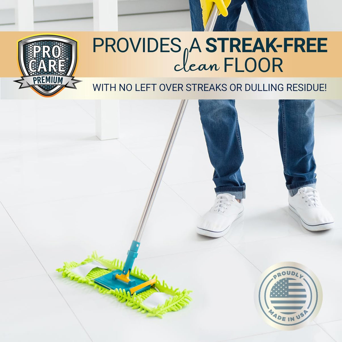 Floor Cleaner Ready to Use Lemon Poppyseed (128 Fl Oz)
