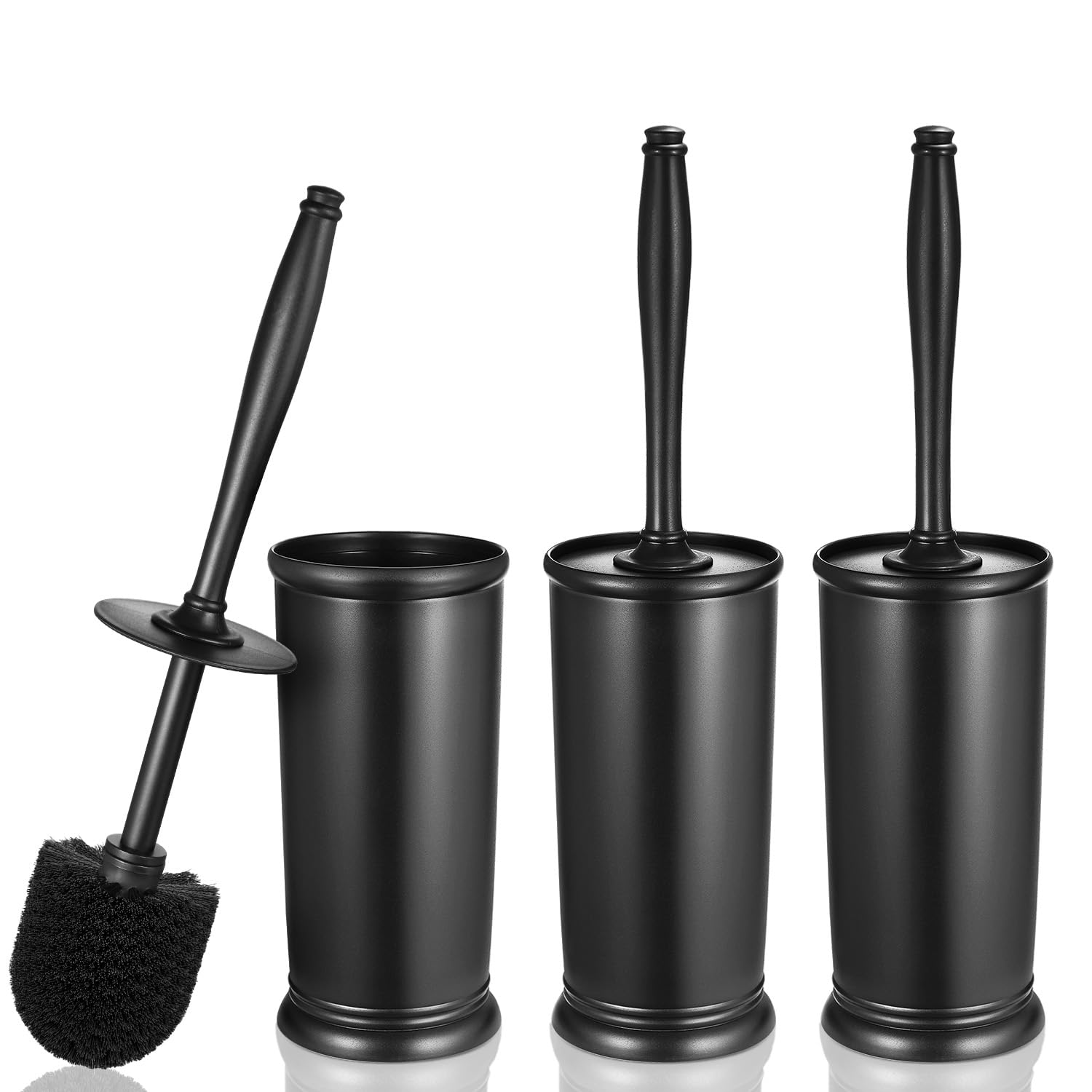 Toilet Bowl Brush Holder Set (3 Count)