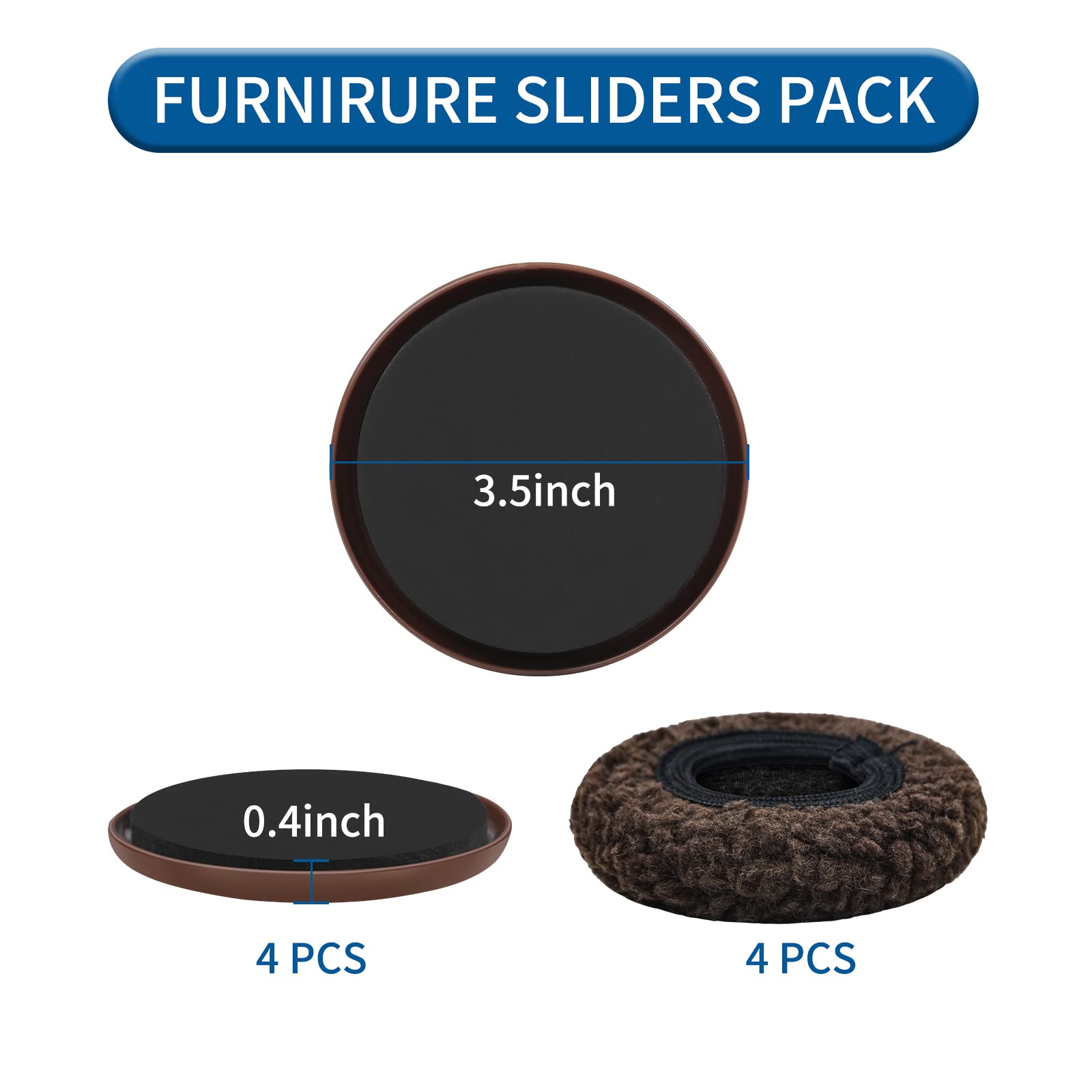Furniture Sliders (8 Count)