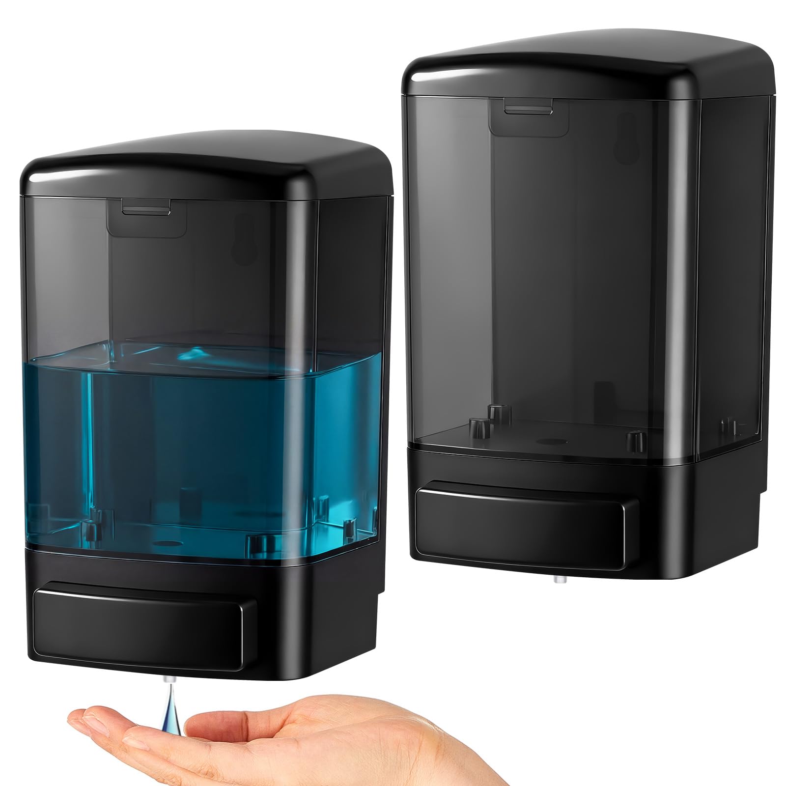 2 Pcs Wall Mounted Soap Dispenser (2 Count)