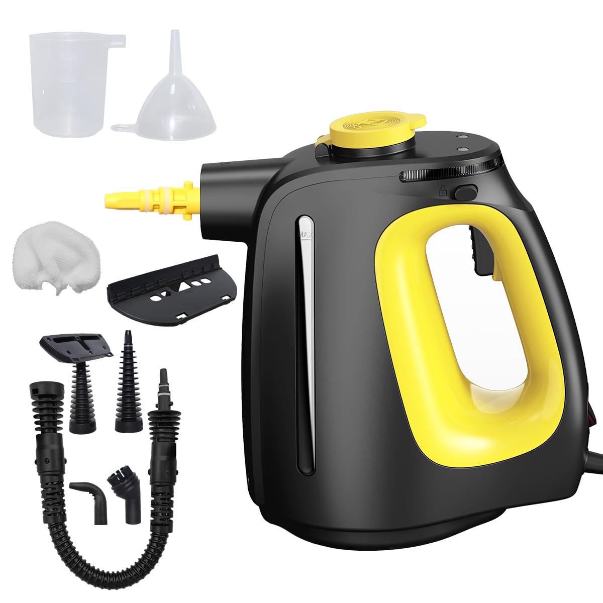 Handheld Steam Cleaner with 9 pcs Accessories 530ml for Cleaning Home