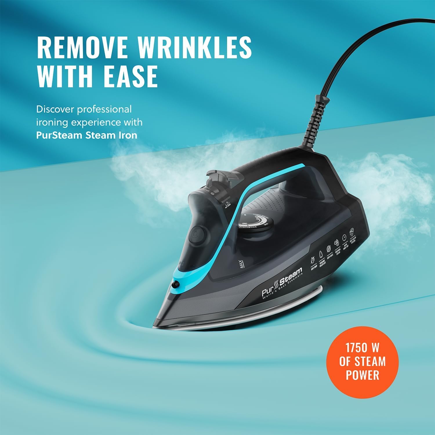 PurSteam SteamBurst+ Steam Iron