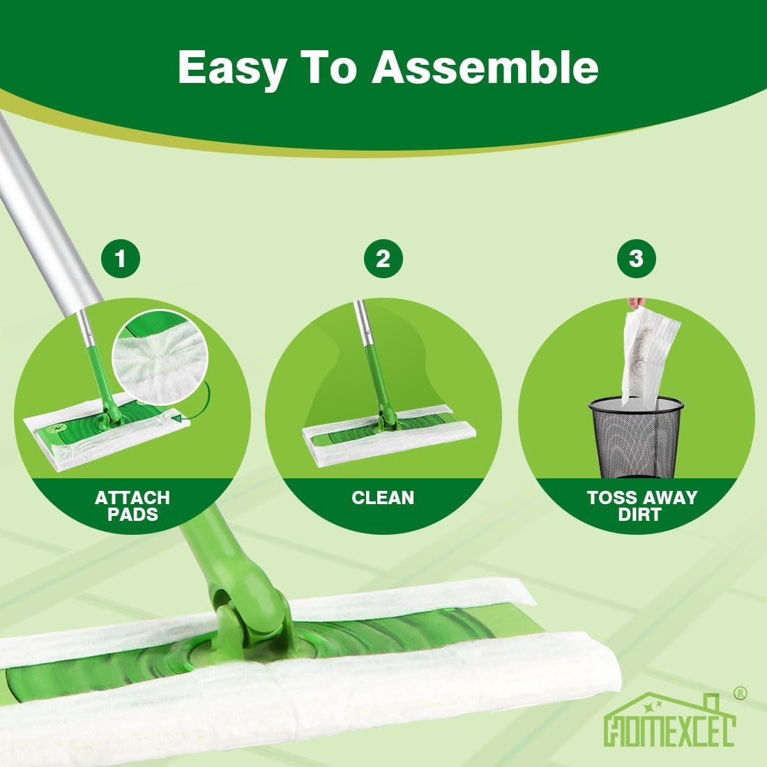 Dry Sweeping Cloths for Swiffer Sweeper 120 Count Disposable