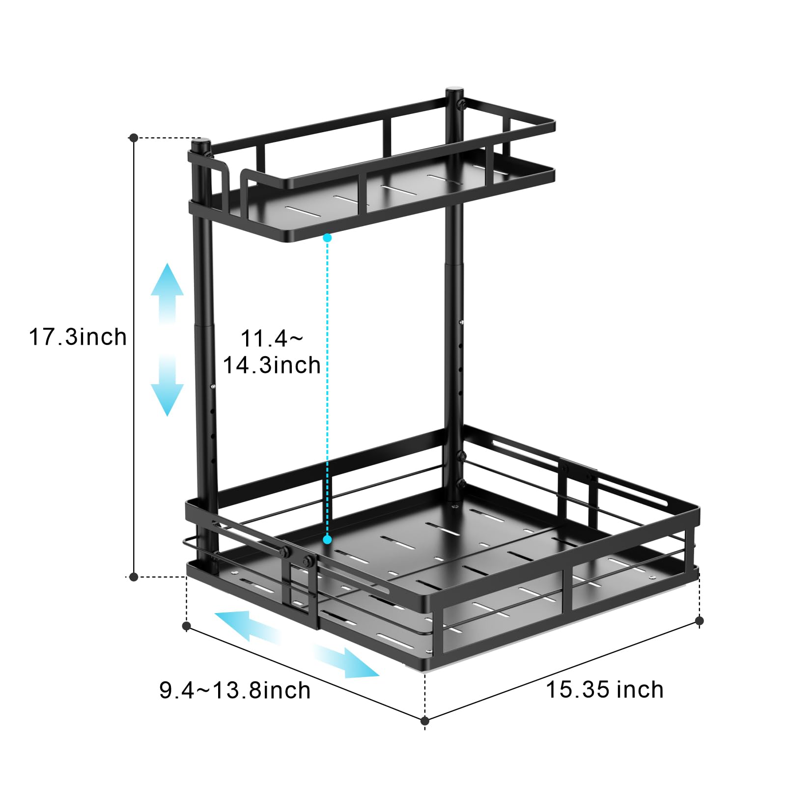 Under Kitchen Sink Organizer (2 Count)